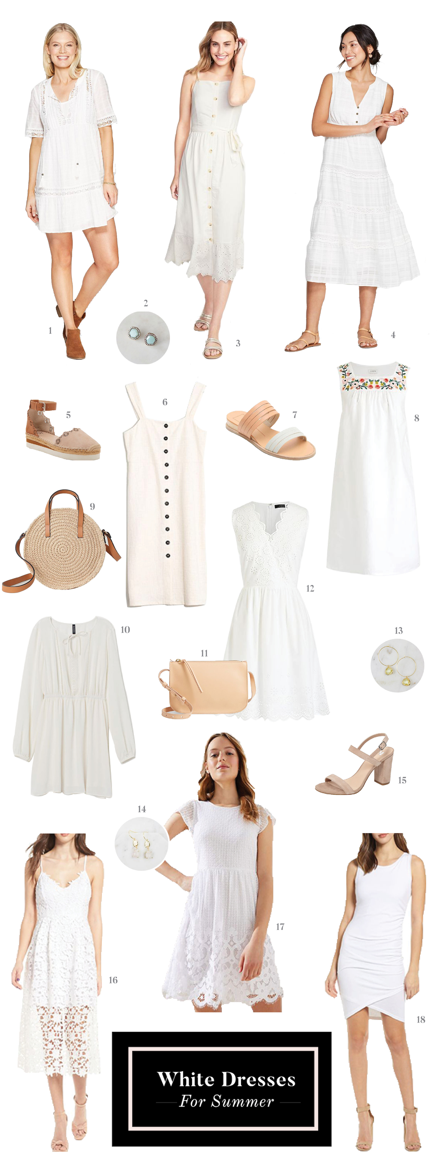 White Dresses for Summer – Lauren Loves